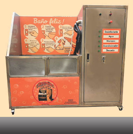 Estación de baño de acero inoxidable